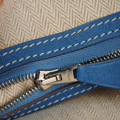 Hermes Negonda Garden Party Tote 36 MM Blue Jean 9 of 9