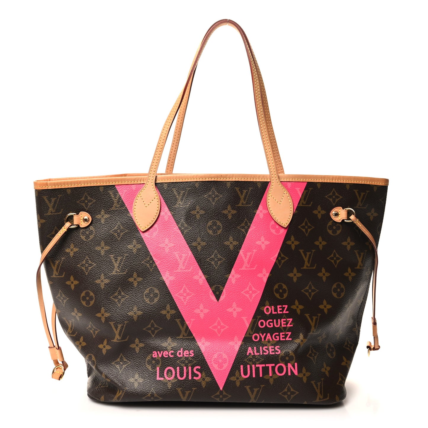 Monogram V Neverfull MM Grenade