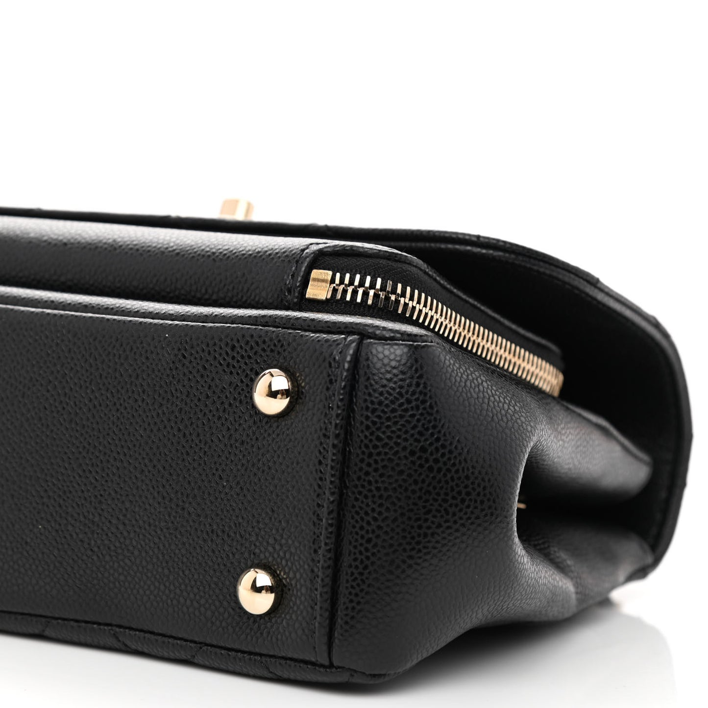 Caviar Quilted Small Business Affinity Flap Black