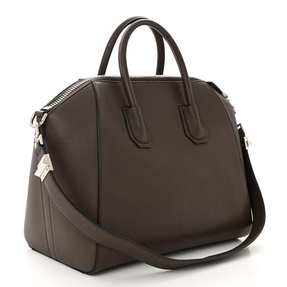 Givenchy Sugar Goatskin Medium Antigona Heather Grey 2 of 9