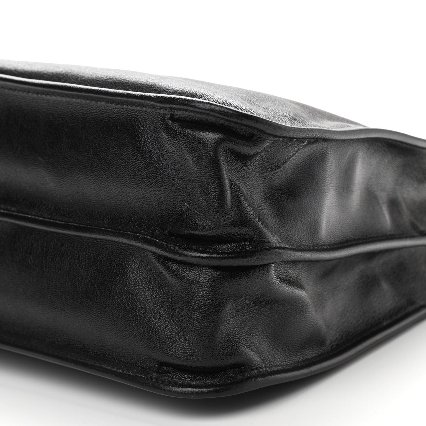New Sakai Calfskin Lux Medium Horsebit 1955 Tote Bag Black