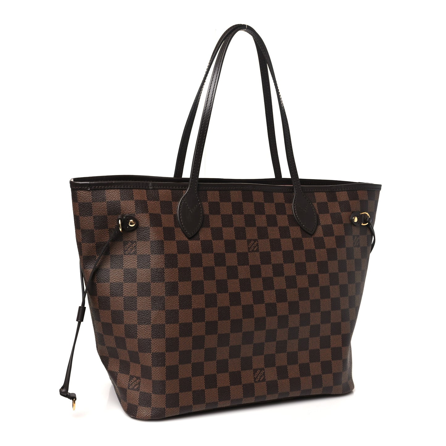 Damier Ebene Neo Neverfull MM Rose Ballerine