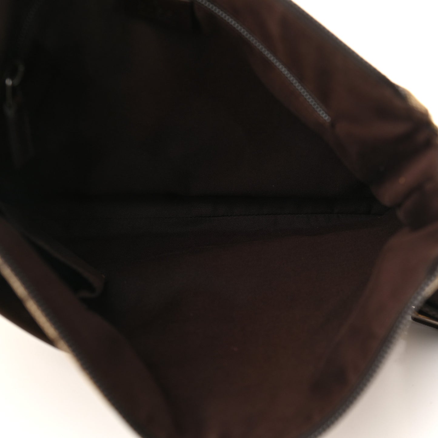 Monogram Calfskin Perforated Medium Flat Messenger Bag Dark Brown