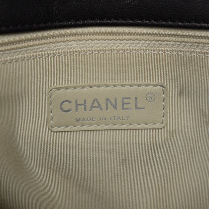 Chanel Washed Lambskin Quilted Maxi Chain Around Flap Black 6 of 8