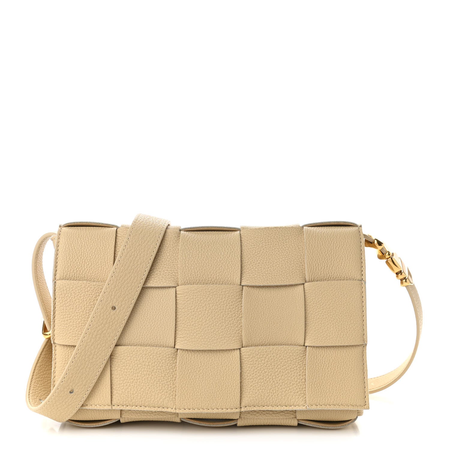 Bottega Veneta Calfskin Maxi Intreccio Cassette Bag Porridge 1 of 9