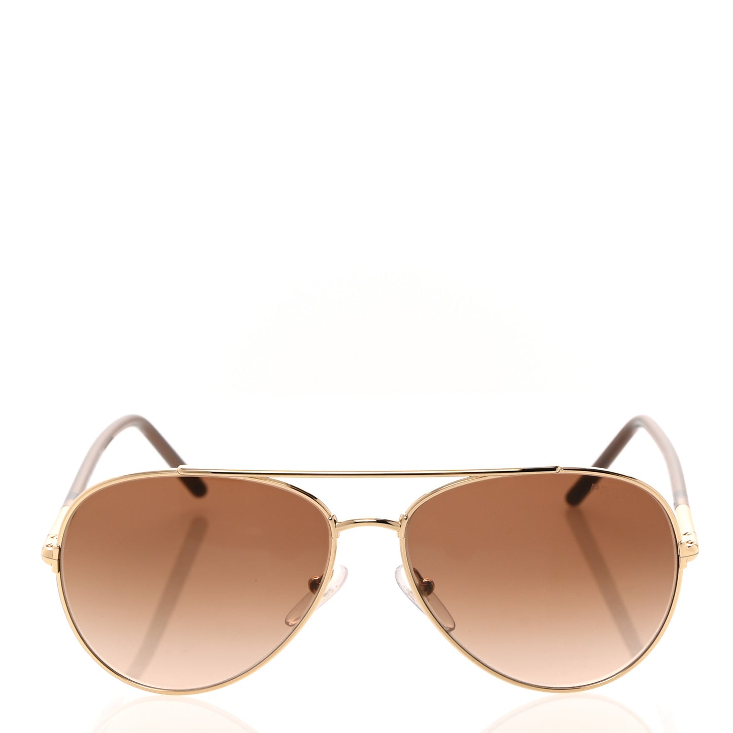 Metal Aviator Sunglasses SPR66X Brown