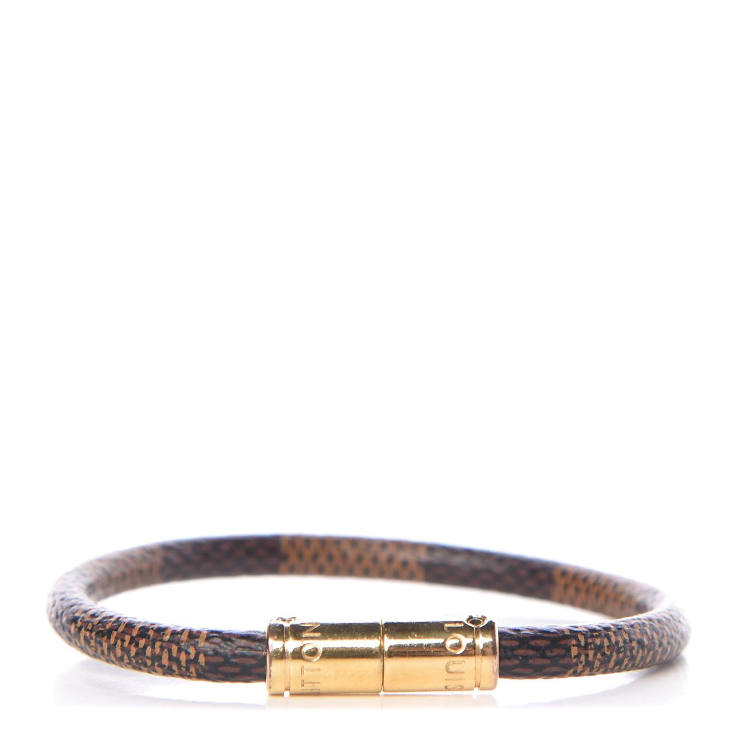 Louis Vuitton Damier Ebene Keep It Bracelet 17 1 of 5