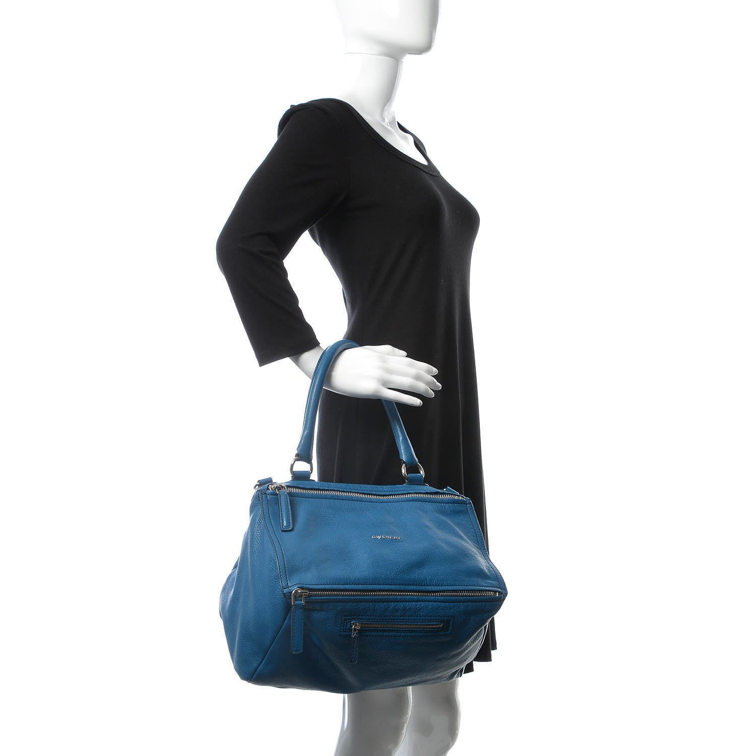 Givenchy Sugar Goatskin Medium Pandora Medium Blue 2 of 11