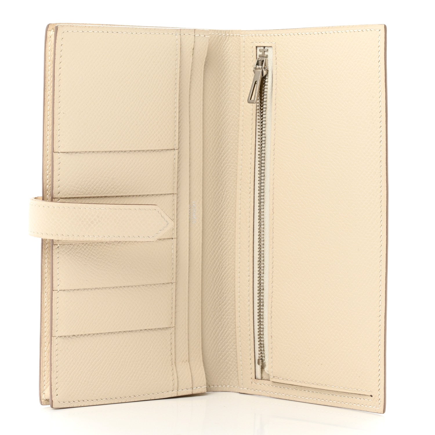 Hermes Epsom Bearn Gusset Wallet Craie 5 of 7