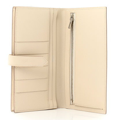 Hermes Epsom Bearn Gusset Wallet Craie 5 of 7