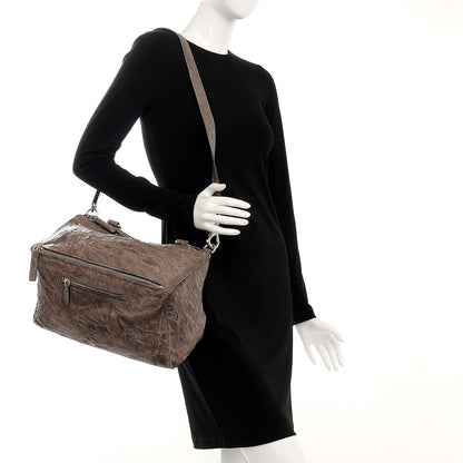 Givenchy Tumbled Sheepskin Medium Pandora Charcoal 2 of 12