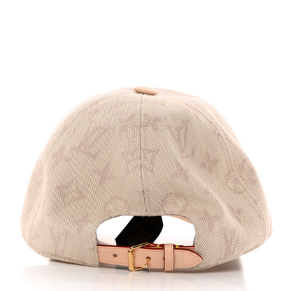 Louis Vuitton Cotton Monogram Jacquard Be My Cap Beige 5 of 9