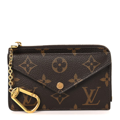 Louis Vuitton Monogram Recto Verso Card Holder Black 1 of 8