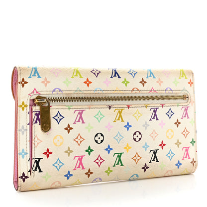 Louis Vuitton Monogram Multicolor Eugenie Wallet White Litchi 3 of 7
