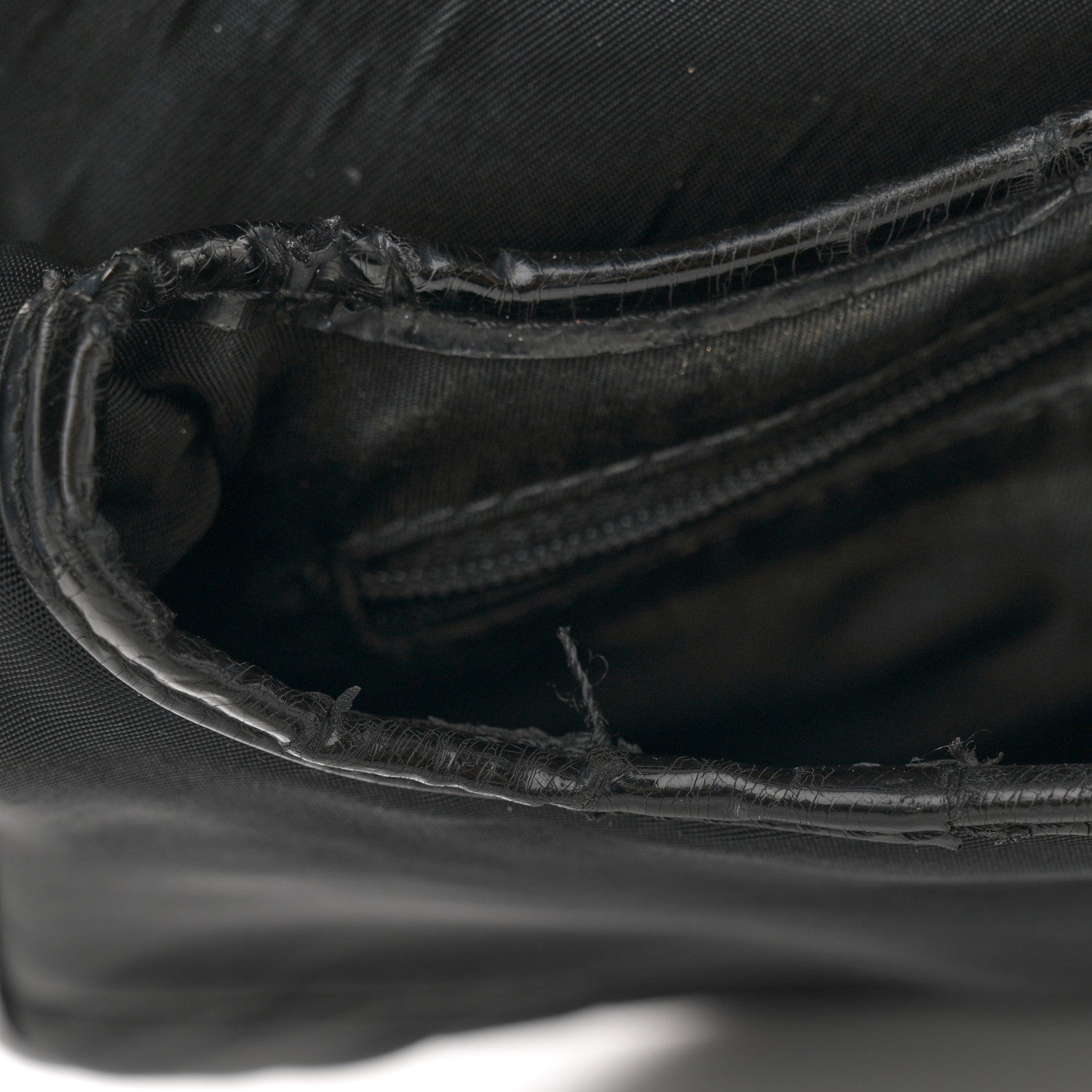 Christian Dior Nylon Saddle bag Black 11 of 13