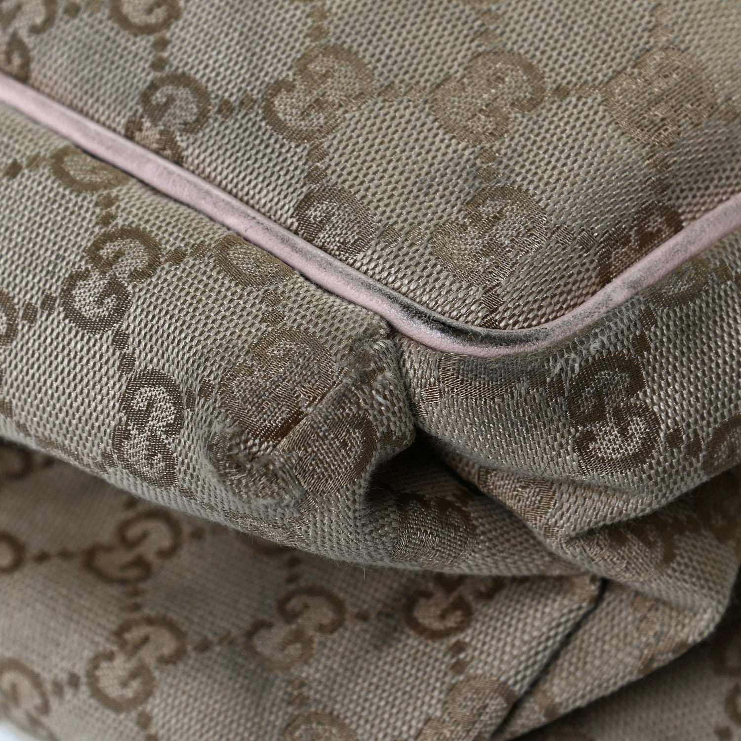 Gucci Monogram Web Diaper Bag Pink 12 of 15