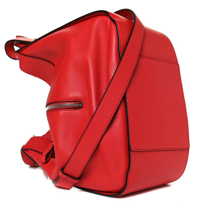Loewe Grained Calfskin Small Hammock Shoulder Bag Scarlet Red 9 of 11