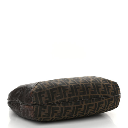 Fendi Zucca Nappa Nuvolata Vitello Tortuga Large Spy Hobo Tobacco Moro 3 of 8