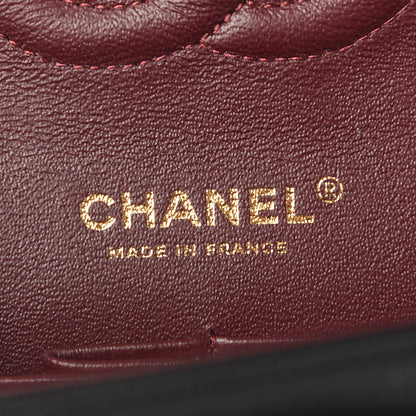 Chanel Lambskin Quilted Medium Double Flap Black 6 of 10