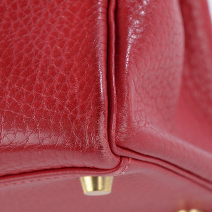 Hermes Taurillon Clemence Kelly Retourne 32 Rouge 9 of 20