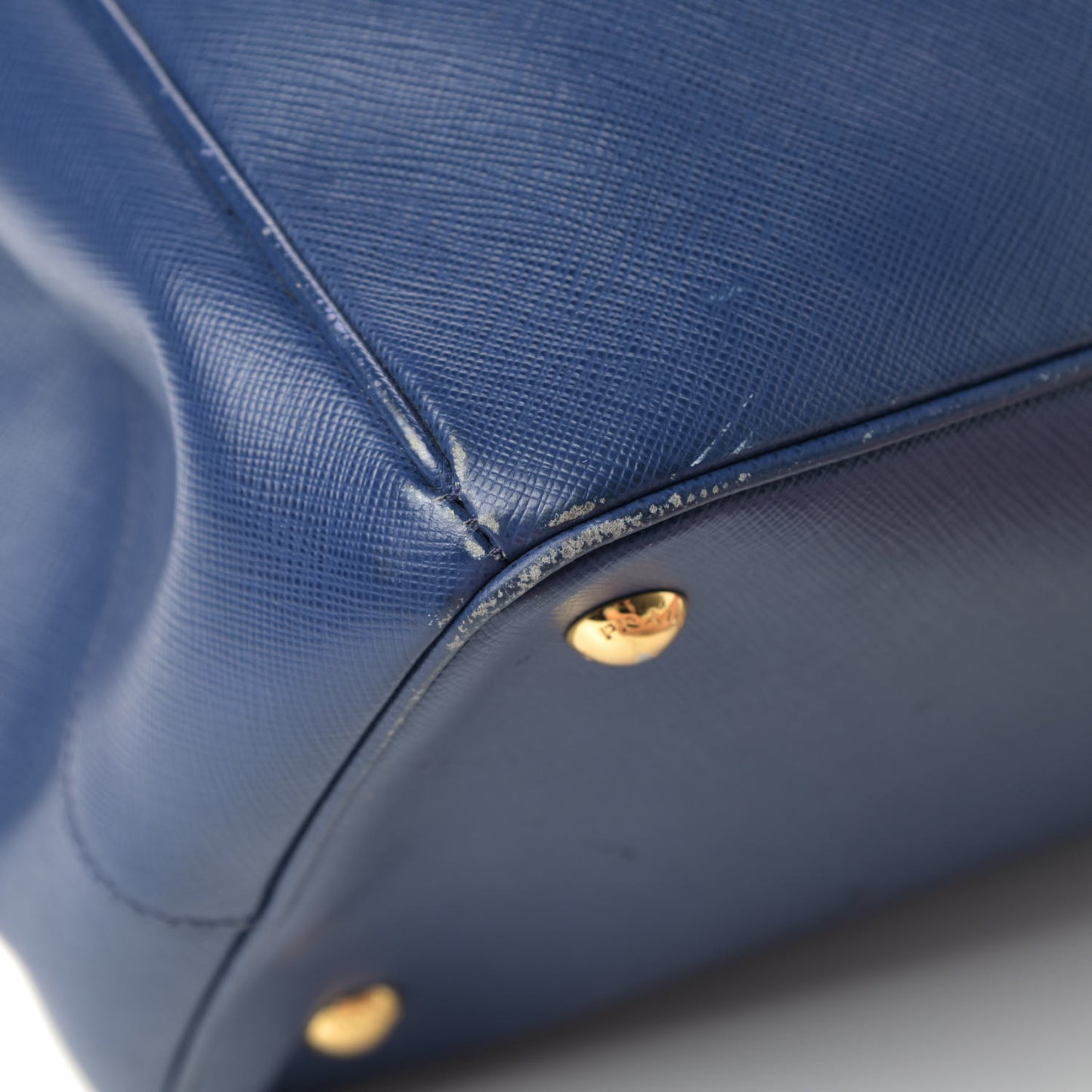 Saffiano Lux Large Tote Bluette
