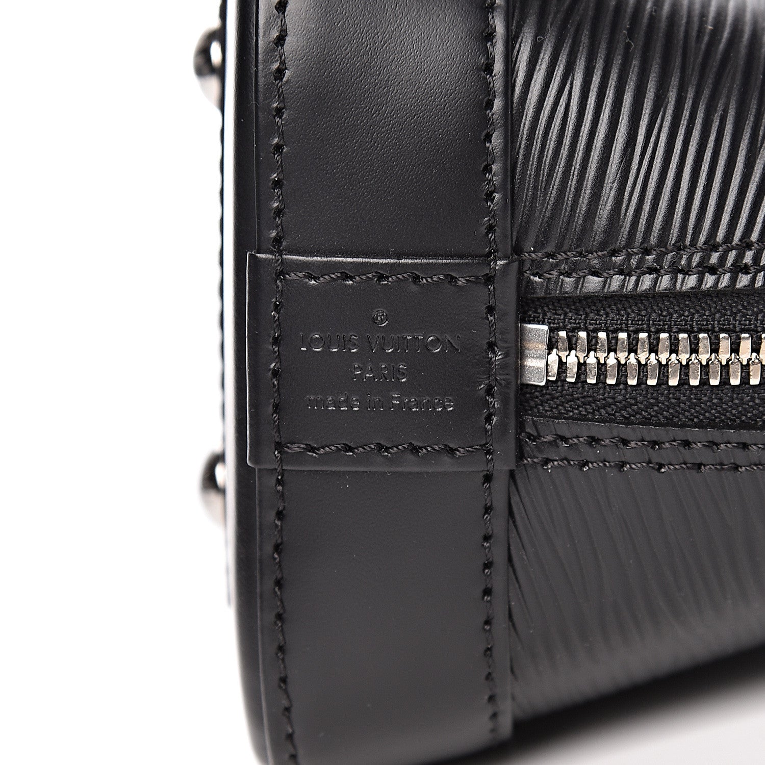 Louis Vuitton Epi Alma BB Black 6 of 10