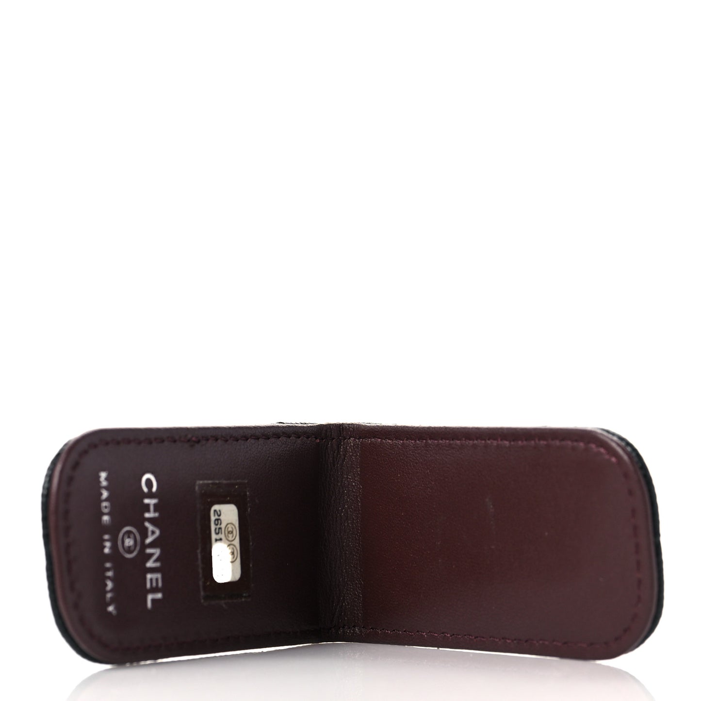 Caviar Quilted Money Clip Black