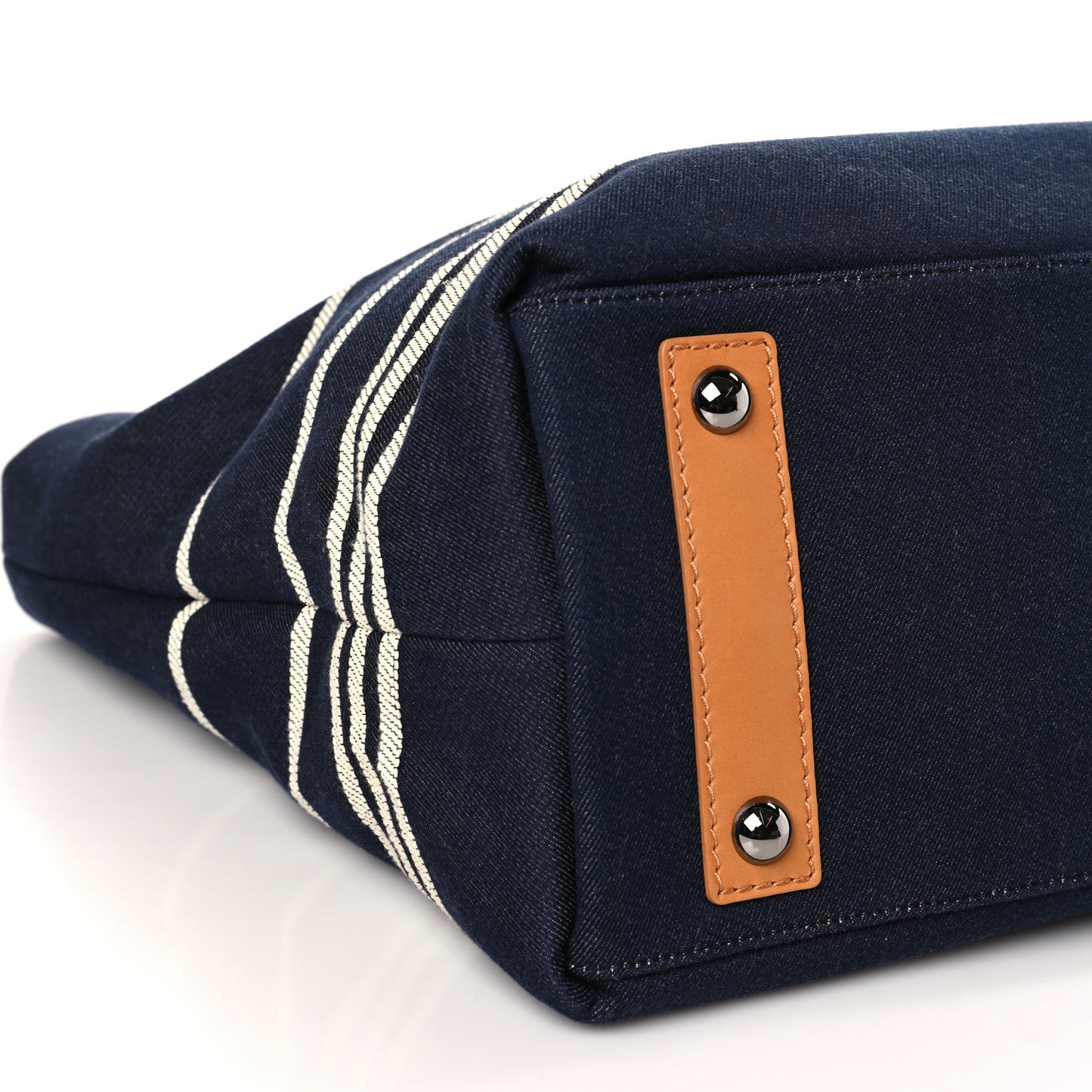 Denim Large Shopping Tote Blue