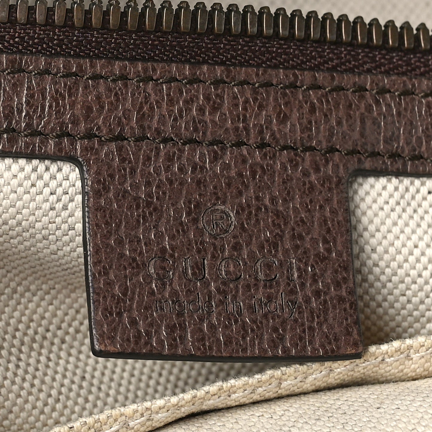 GG Supreme Monogram Calfskin Web Small Ophidia Day Backpack Beige Ebony New Acero