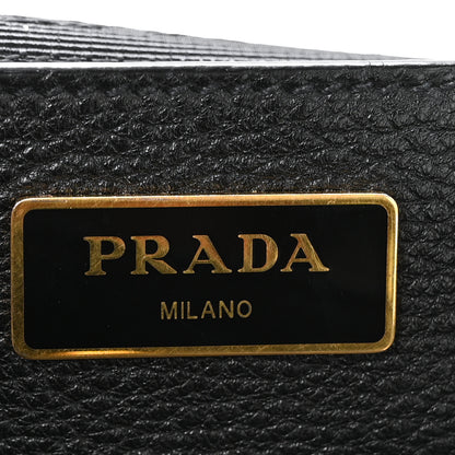 Prada Vitello Daino Backpack Black 6 of 11