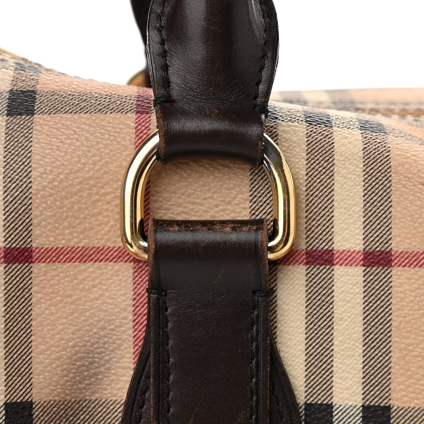 Haymarket Check Small Chester Bowling Bag Chocolate