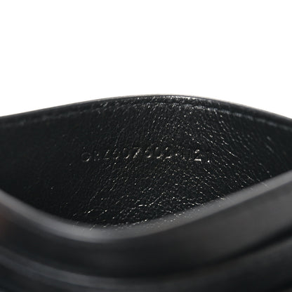 Saint Laurent Calfskin Tiny Cassandre Credit Card Case Black 7 of 8