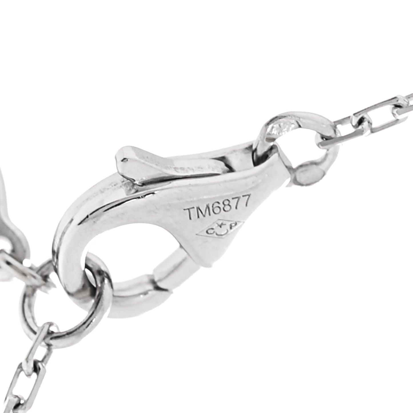 18K White Gold Diamond SM D'Amour Pendant Necklace