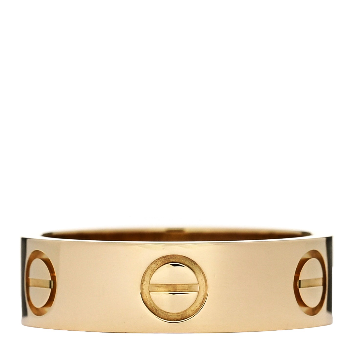 18K Yellow Gold 5.5mm LOVE Ring 52 6