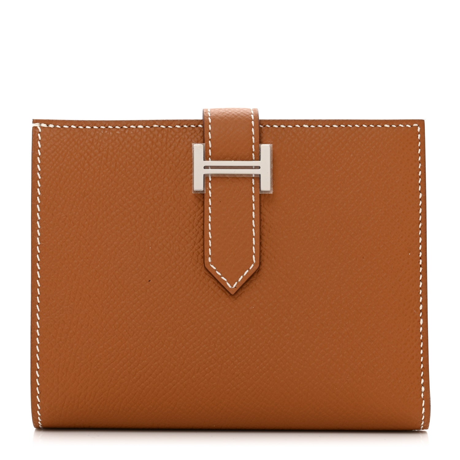 Hermes Epsom Bearn Compact Wallet Gold 1 of 7