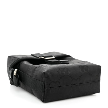 Gucci Econyl Nylon Monogram Off The Grid Messenger Bag Black 4 of 11