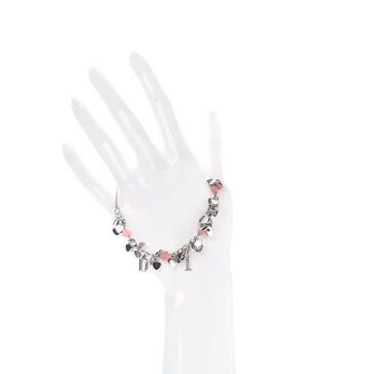 Christian Dior Rose Heart Charm Bracelet 2 of 5