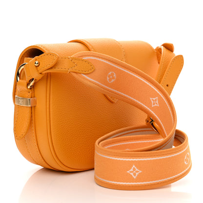 Louis Vuitton Grained Calfskin LV Pont 9 Soft PM Sunbeam 3 of 10