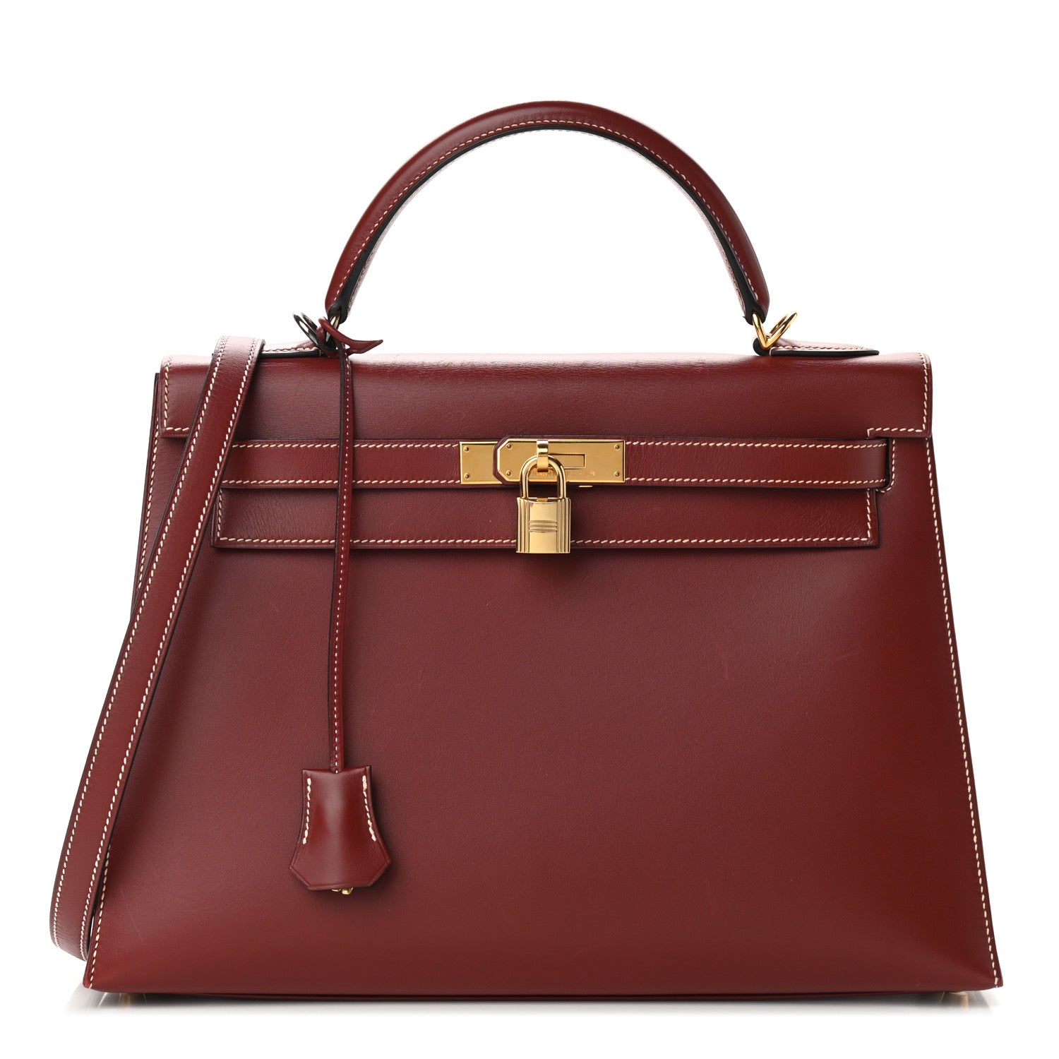 Hermes Chamonix Kelly Sellier 32 Rouge H 1 of 16