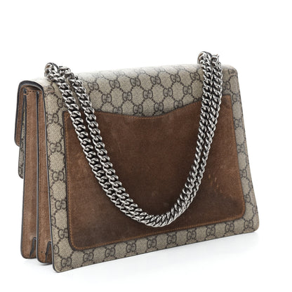 Gucci GG Supreme Monogram Medium Dionysus Shoulder Bag Taupe 3 of 11