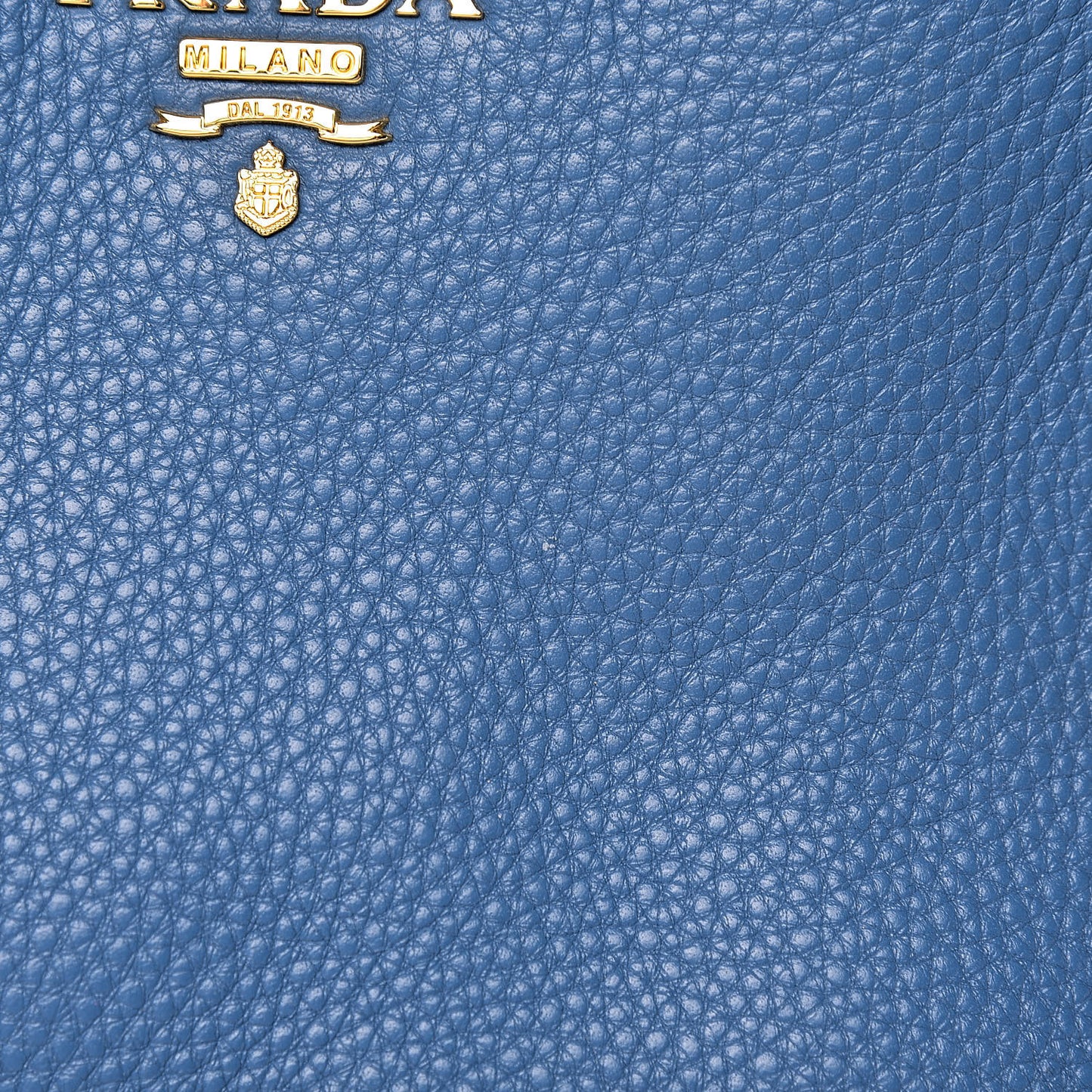 Vitello Daino Side Pocket Tote Cobalto