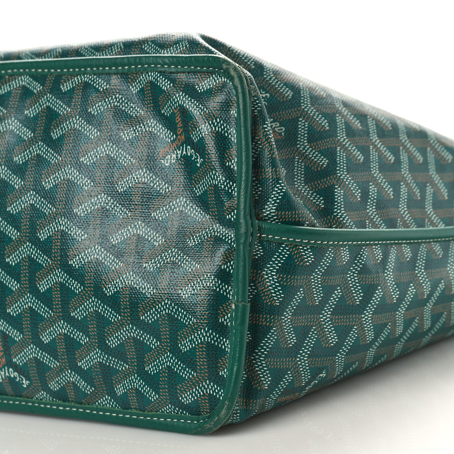 Goyardine Reversible Anjou PM Green