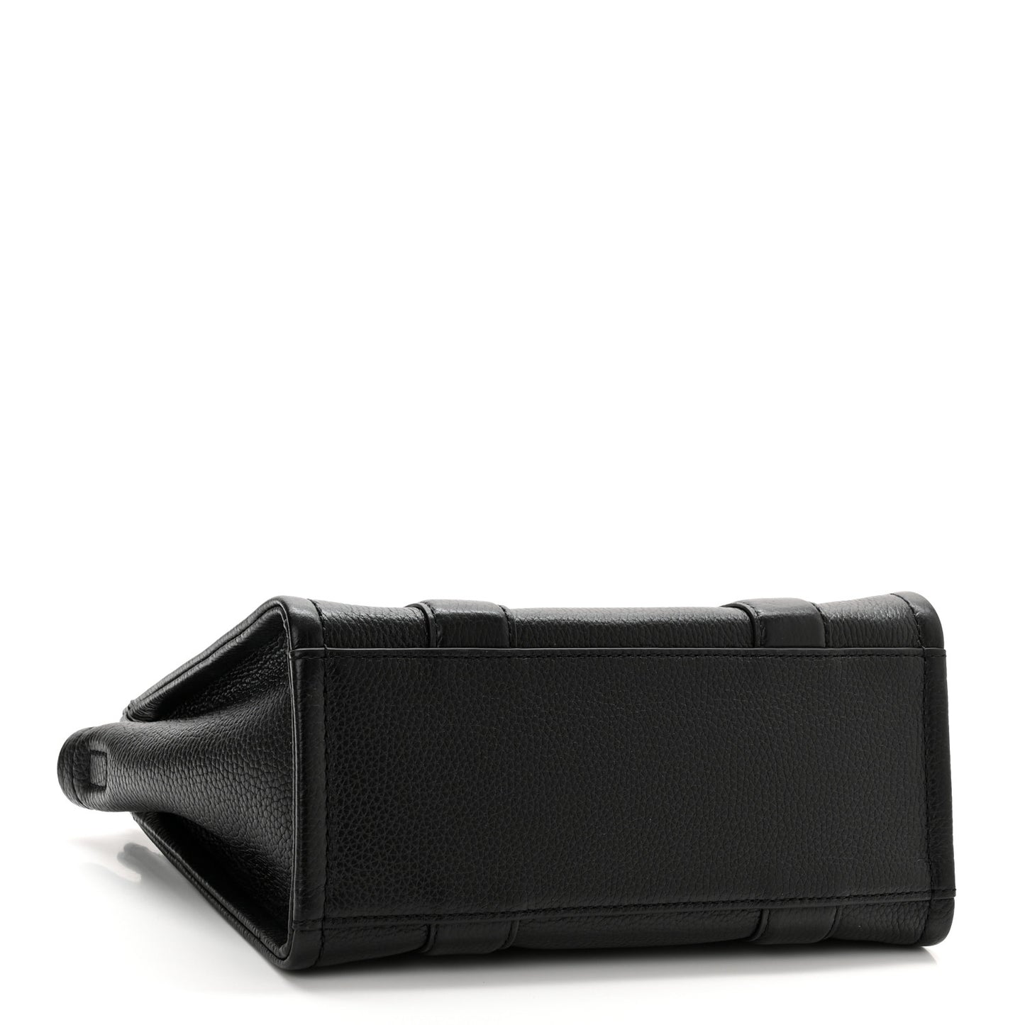 Grained Calfskin Small The Tote Bag Black