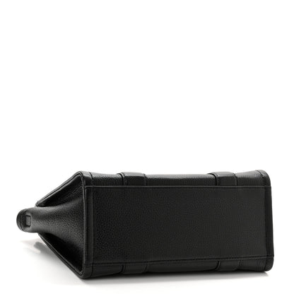 Marc Jacobs Grained Calfskin Small The Tote Bag Black 4 of 11
