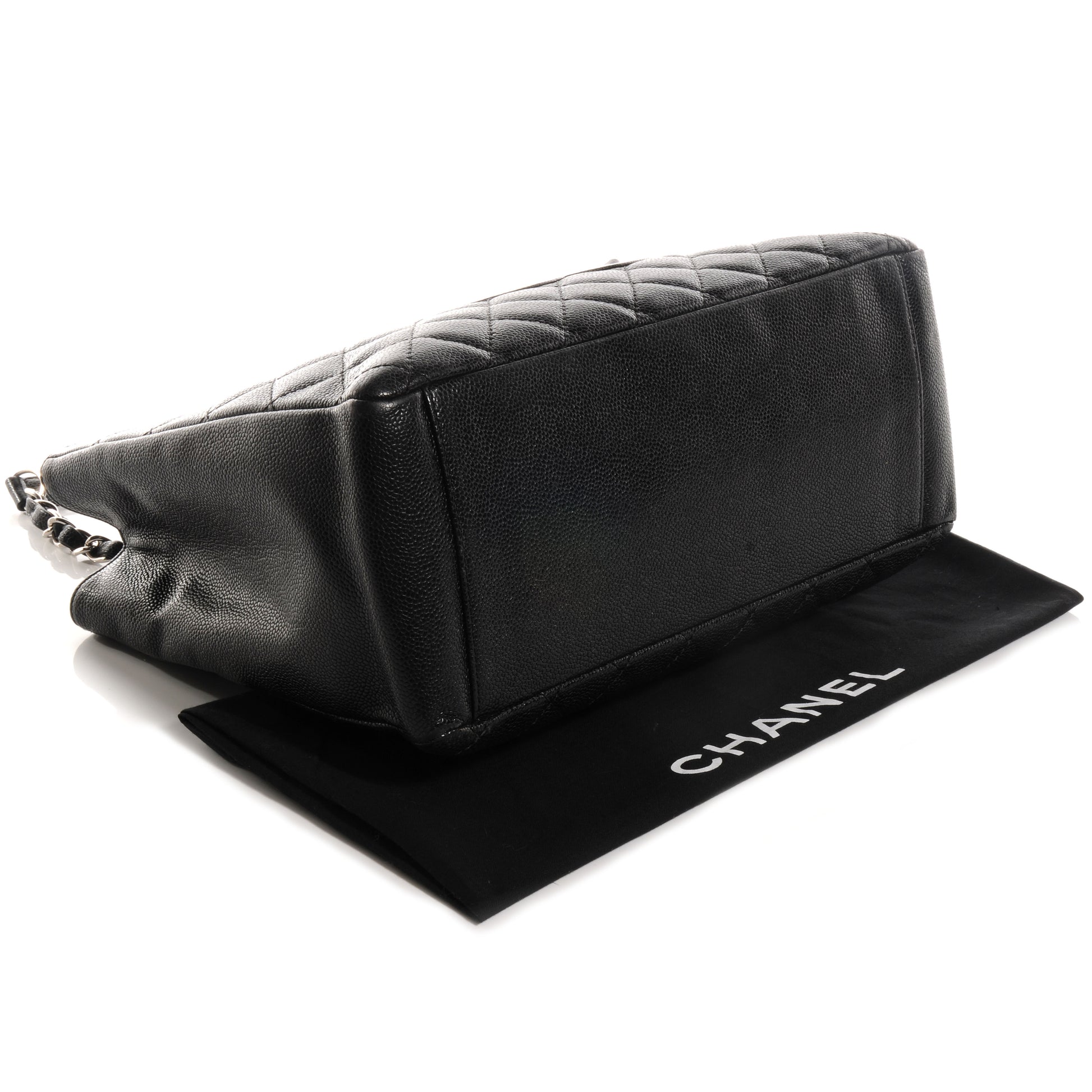 Chanel Caviar Grand Shopping Tote GST Black 4 of 8