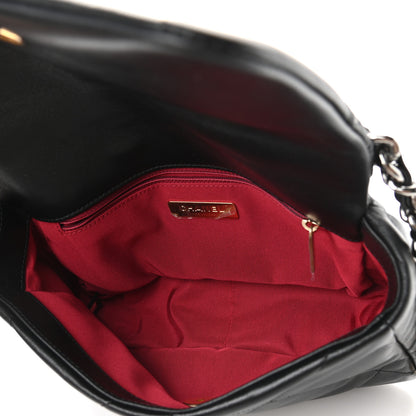 Chanel Goatskin Quilted Medium Chanel 19 Flap Black 5 of 9