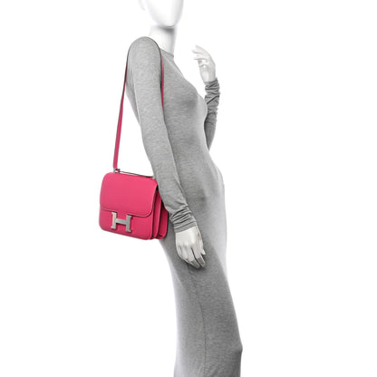 Hermes Epsom Constance 24 Rose Tyrien 2 of 11
