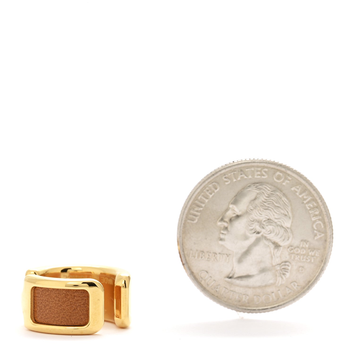 Hermes Box Olympe Ear Cuff PM Cannelle 2 of 3