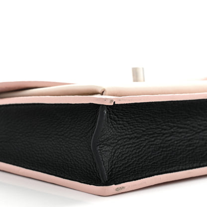 Louis Vuitton Calfskin Mylockme Chain Pochette Rose Ballet White 8 of 10
