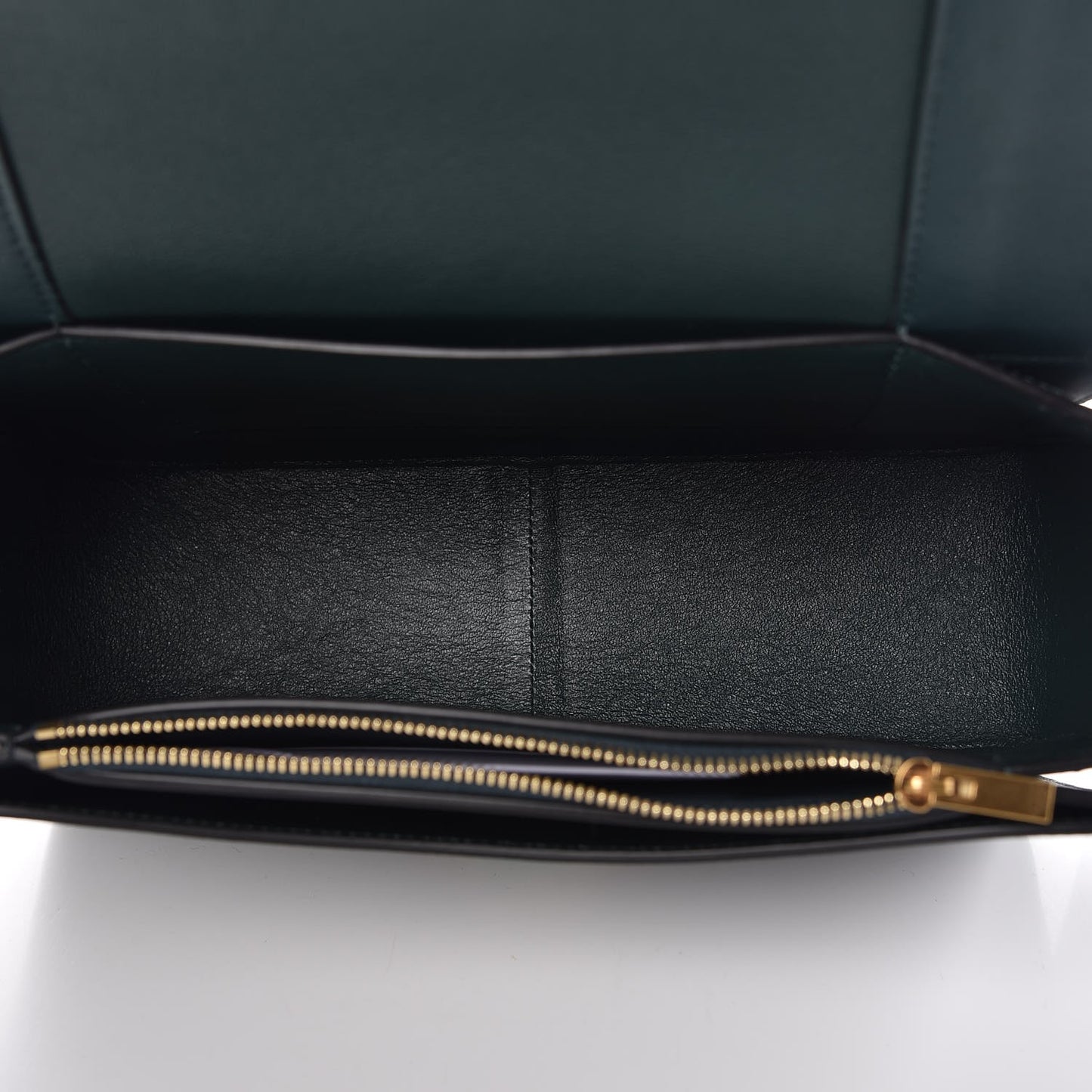 Shiny Smooth Calfskin Medium Frame Shoulder Bag Amazone Dark Navy